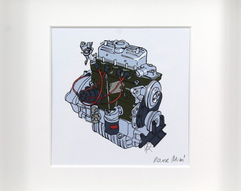 Mini Rover engine Print 2