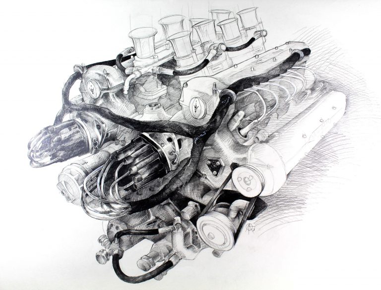 450s engine art