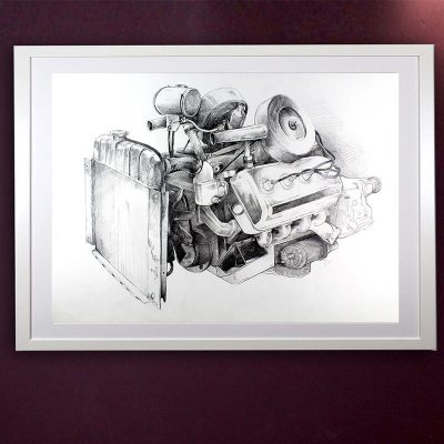 Daimler V8 framed